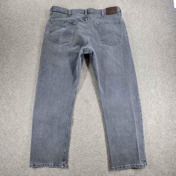 Vintage Wrangler Jeans Mens 36 x 30 Gray Wash Relaxed Fit Straight‎ Leg Baggy - Picture 10 of 13